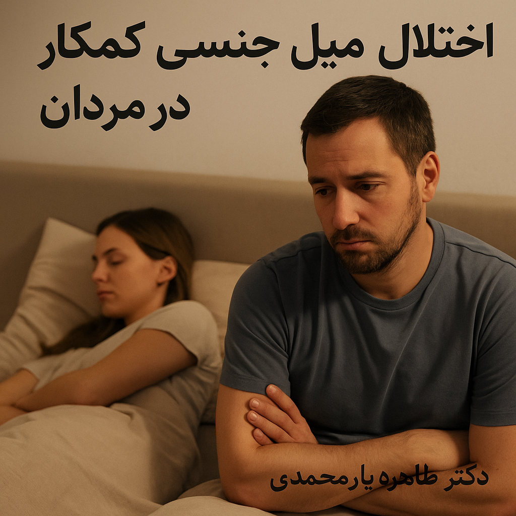🔬 اختلال میل جنسی کمکار در مردان ✍️ نویسنده: دکتر طاهره یارمحمدی | سکستراپیست و زوجدرمانگر