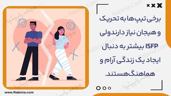 ناسازگاری خطرناک برای ISFP